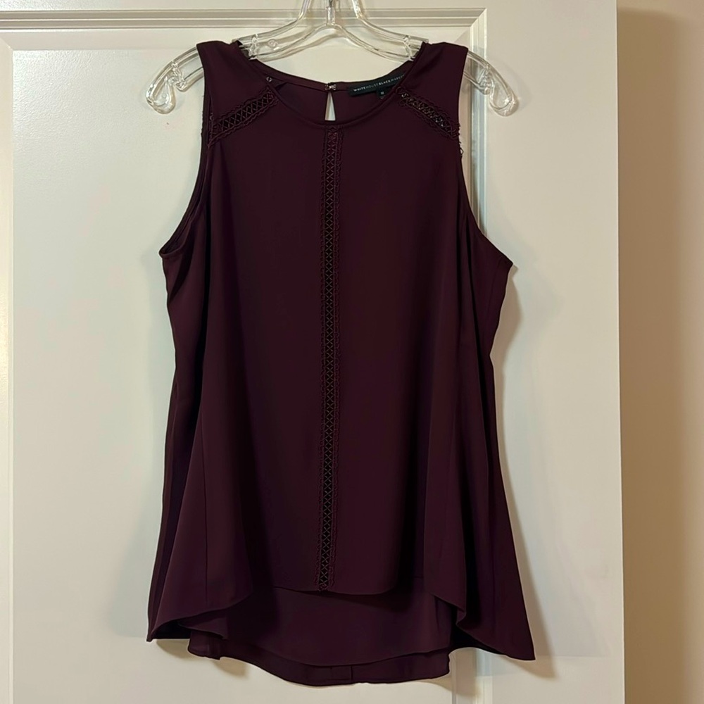 White House Black Market Sleeveless Blouse